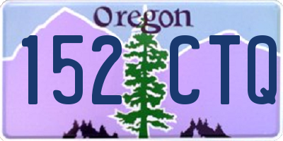 OR license plate 152CTQ