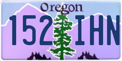 OR license plate 152IHN