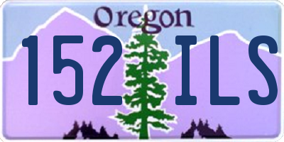 OR license plate 152ILS