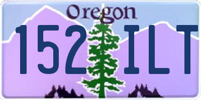 OR license plate 152ILT