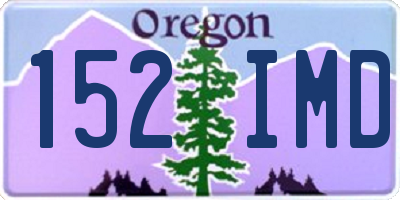 OR license plate 152IMD