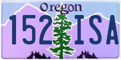 OR license plate 152ISA