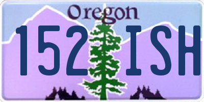 OR license plate 152ISH
