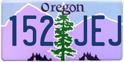OR license plate 152JEJ