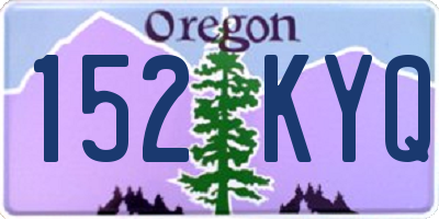 OR license plate 152KYQ