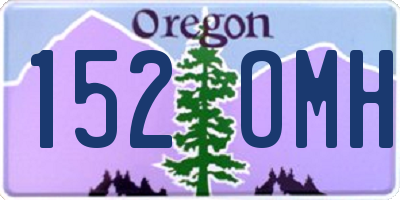 OR license plate 152OMH