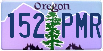 OR license plate 152PMR