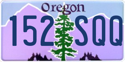 OR license plate 152SQQ