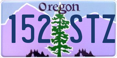 OR license plate 152STZ