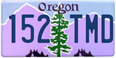 OR license plate 152TMD