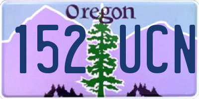 OR license plate 152UCN