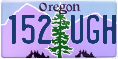 OR license plate 152UGH