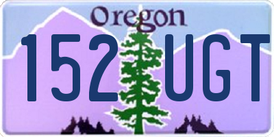 OR license plate 152UGT