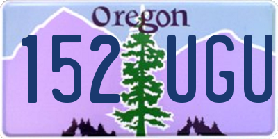 OR license plate 152UGU