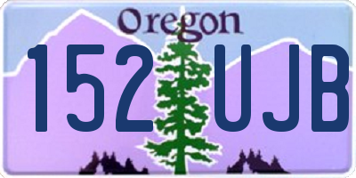 OR license plate 152UJB
