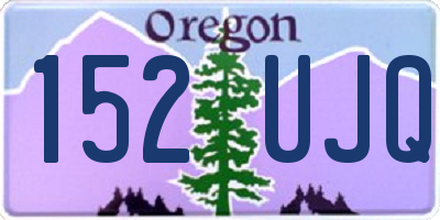 OR license plate 152UJQ