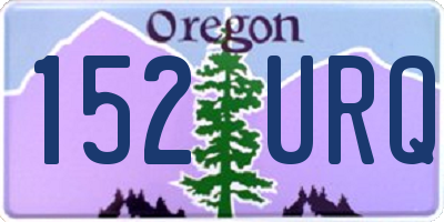 OR license plate 152URQ