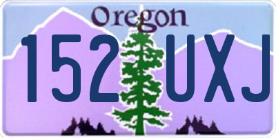OR license plate 152UXJ