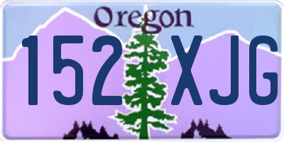 OR license plate 152XJG