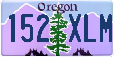 OR license plate 152XLM