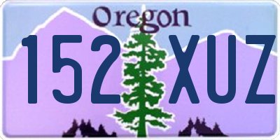 OR license plate 152XUZ