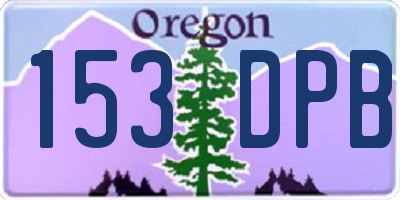 OR license plate 153DPB