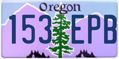 OR license plate 153EPB