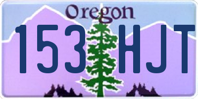 OR license plate 153HJT
