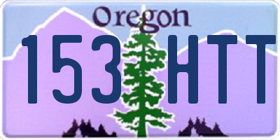 OR license plate 153HTT