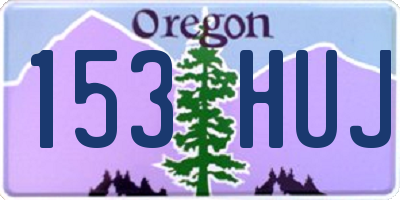 OR license plate 153HUJ