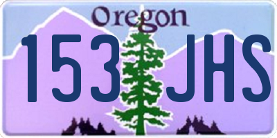 OR license plate 153JHS