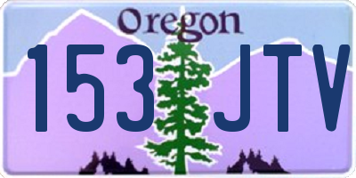 OR license plate 153JTV