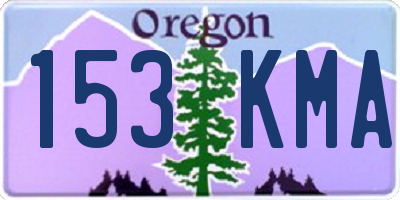 OR license plate 153KMA