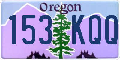 OR license plate 153KQQ