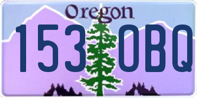 OR license plate 153OBQ