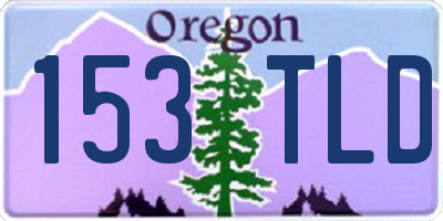 OR license plate 153TLD
