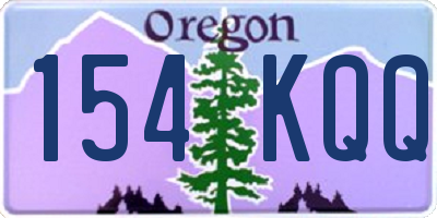 OR license plate 154KQQ