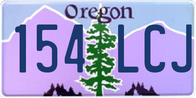 OR license plate 154LCJ