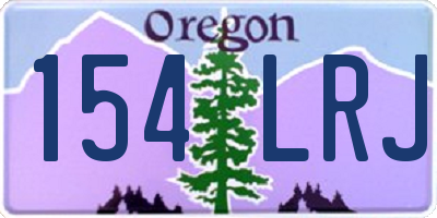 OR license plate 154LRJ