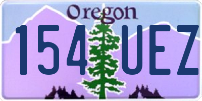 OR license plate 154UEZ