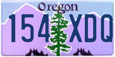 OR license plate 154XDQ