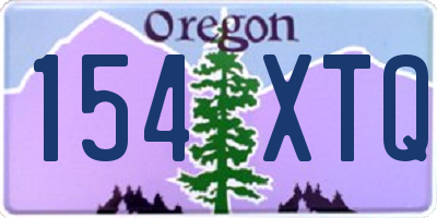 OR license plate 154XTQ
