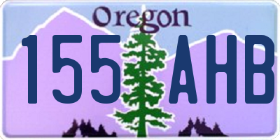 OR license plate 155AHB