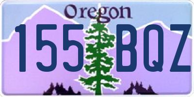 OR license plate 155BQZ