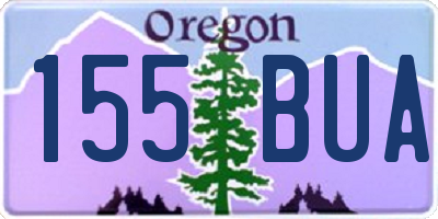 OR license plate 155BUA
