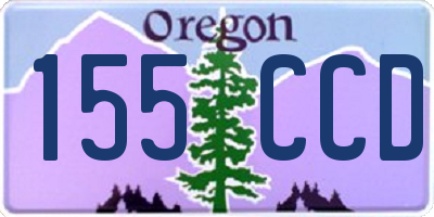 OR license plate 155CCD