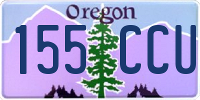 OR license plate 155CCU