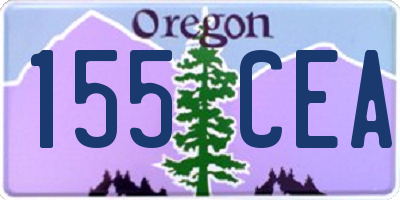 OR license plate 155CEA
