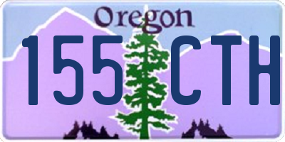 OR license plate 155CTH