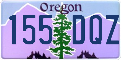 OR license plate 155DQZ